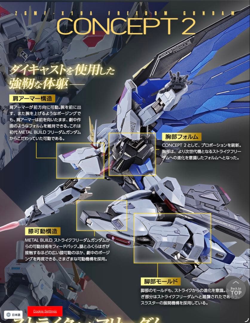 (新品未開封)L BUILDフリーダムガンダム CONCEPT2(再販)