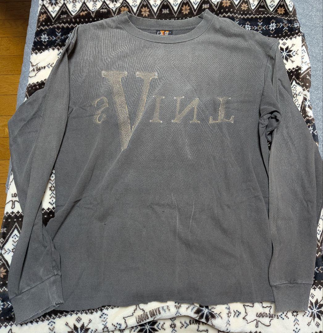 SAINT MICHAEL VL_LS TEE MARIA ブラック L ロンT