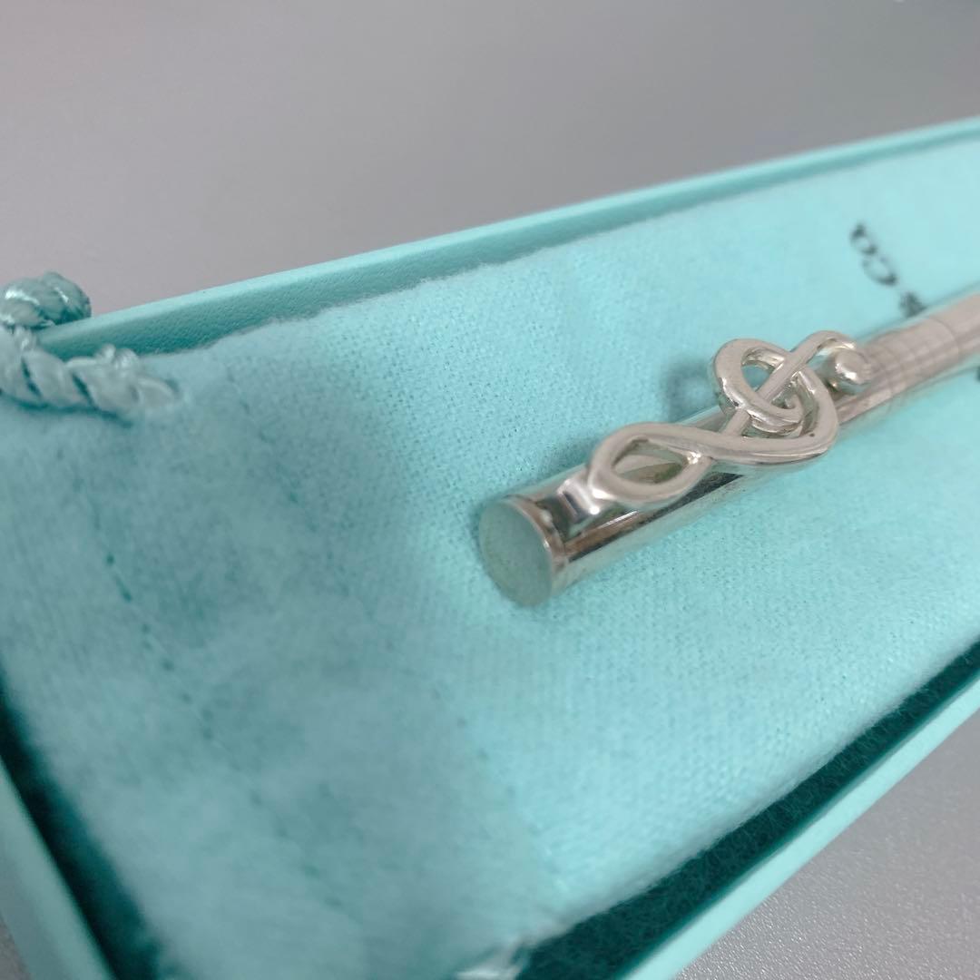 【生産終了品】ティファニー ボールペン シルバー925 音符クリップ ツイスト式