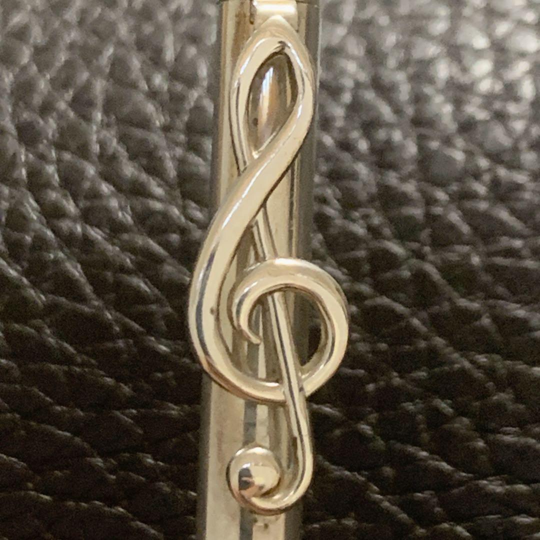 【生産終了品】ティファニー ボールペン シルバー925 音符クリップ ツイスト式