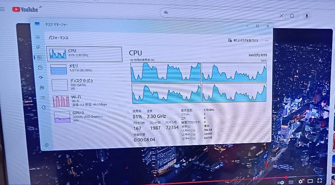 ミニPC　NIPOGI n95 第12世代