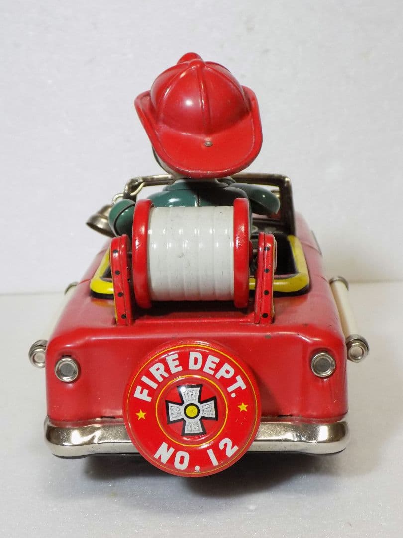 野村トーイ•新工社？ダブルネーム　電動　FIRE CHIEF CAR 動作品