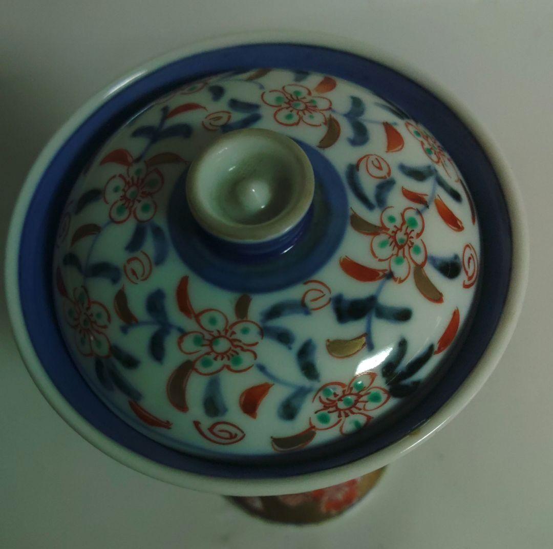 伊万里　馬上杯　向付　在銘　色絵　手書き　茶道具　酒器