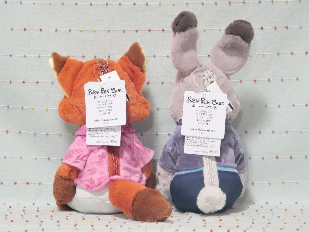 ジュディ ニック ぬいぐるみ ポージーペンケース ズートピア2ディズニーリゾート