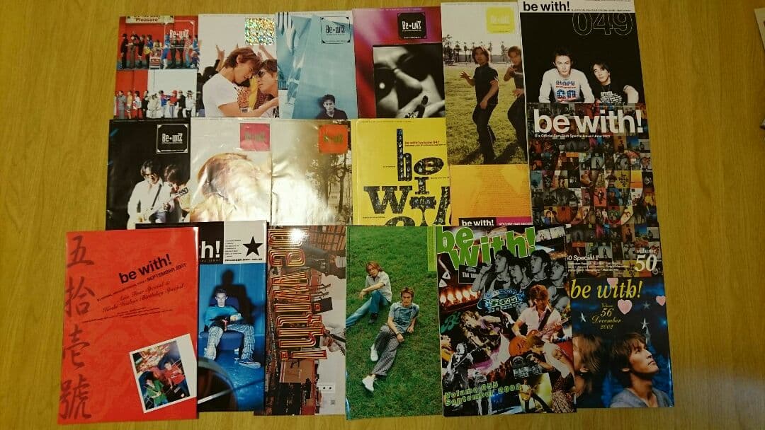 B'z会報、限定グリーティングカード、特典、シングルCD、ライブパンフレット