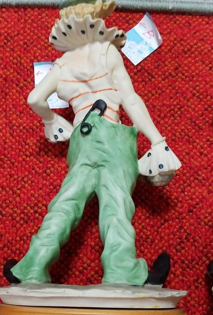 ヴィンテージピエロの製置物2点ですバラ売り賜ります