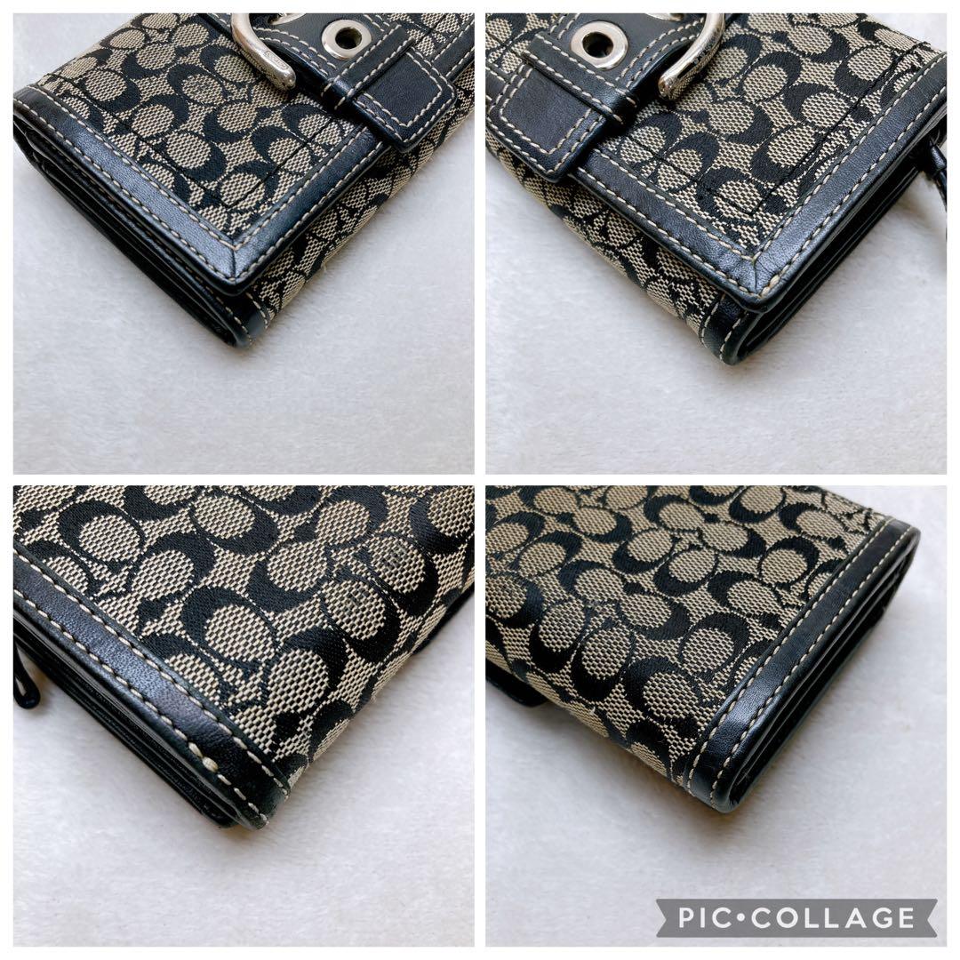 小物 Coach Soho Mini Signature Flap Wallet
