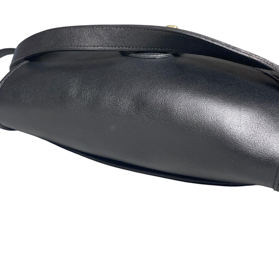 【美品】オールドコーチ USA製 9908 デボンバッグ ショルダーバッグ 黒