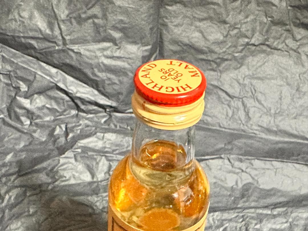 ミニボトル　グレンモーレンジィ１０　旧デザイン　箱付き　古酒