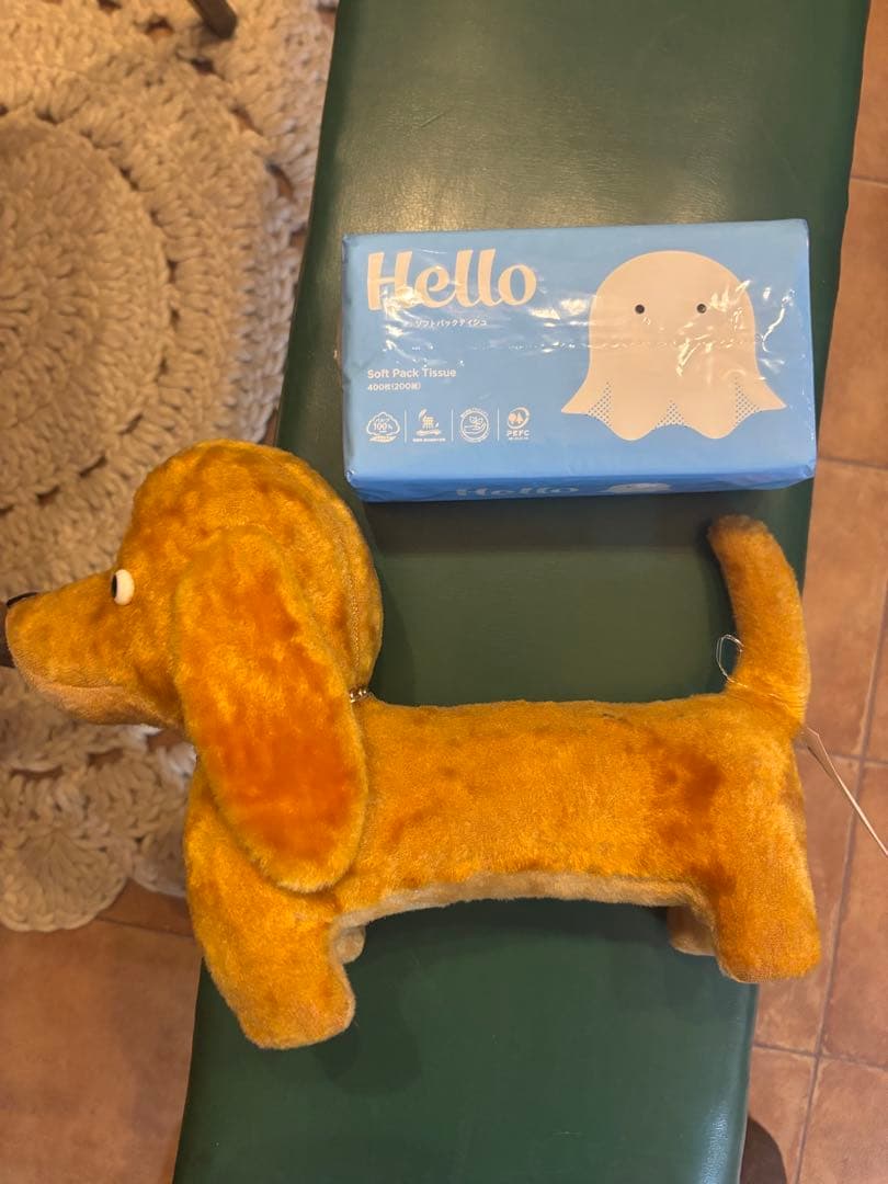 シュタイフ　犬　ぬいぐるみ　当時物　アンティーク　ヴィンテージ　ダックスフント