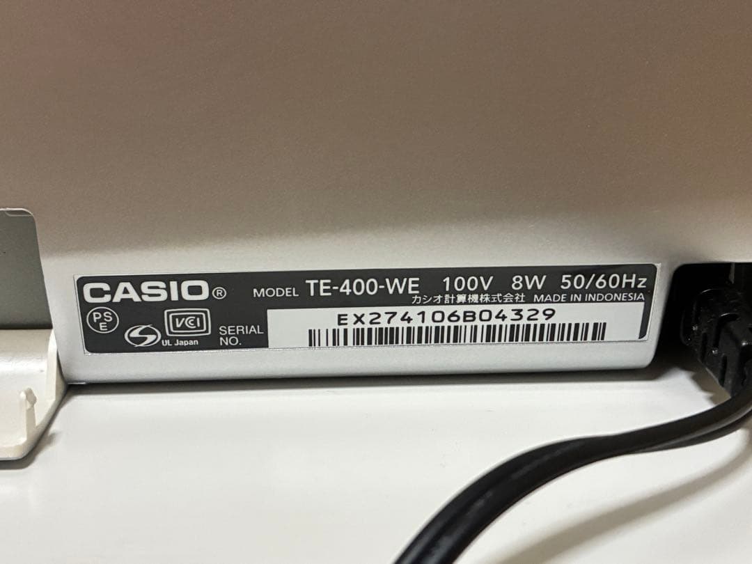 CASIO 電子レジスター TE-400 カシオ