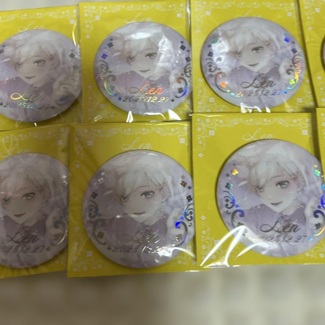 の*の様 プロセカ　はぴこれ　バースデー　鏡音レン　缶バッジB 10点