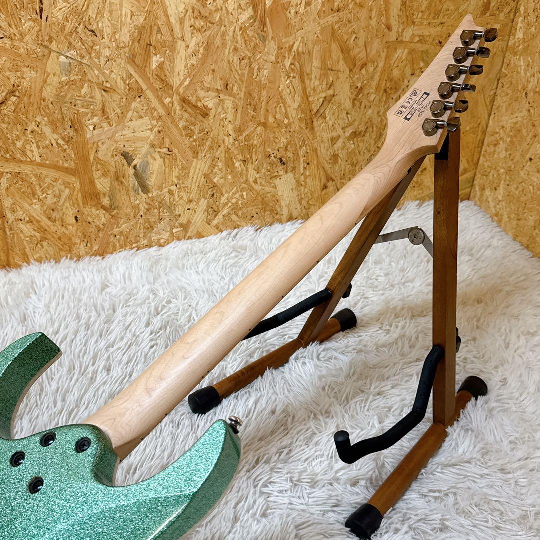 希少！海外限定モデル Ibanez RG421MSP グリーンスパークル