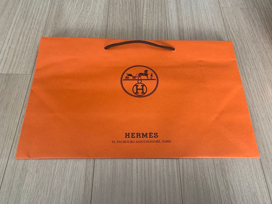 エルメス　ショップ袋　BOX シューズバッグ