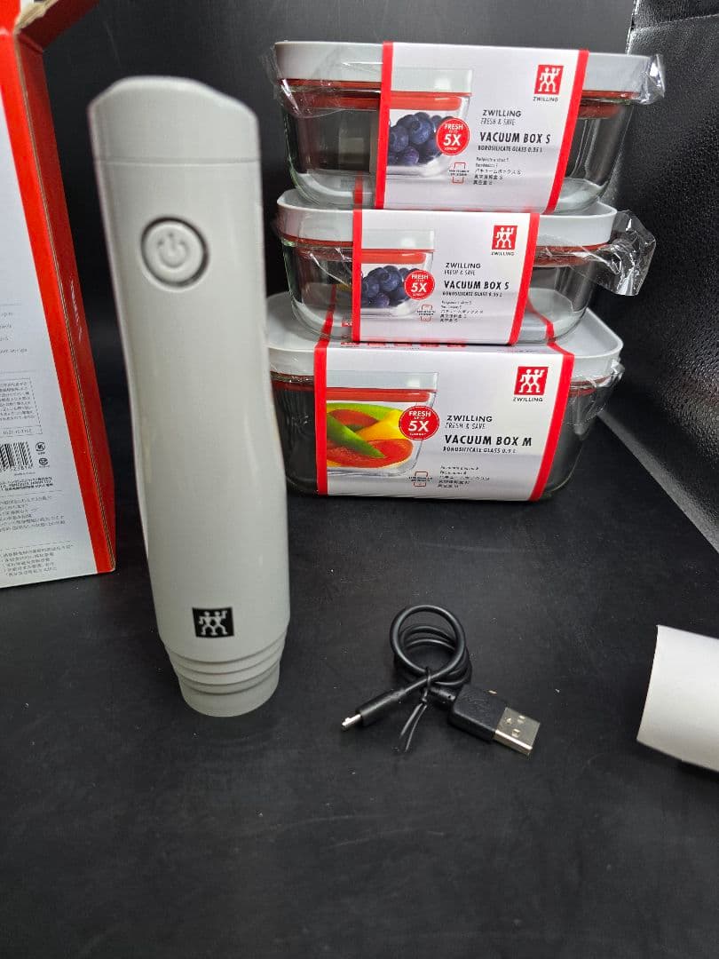 MT446 未使用 ツヴィリング 真空ポンプ+ボックスS2個M1個セット