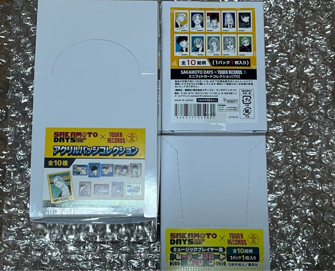 SAKAMOTO DAYS タワレコ アクリルバッジ　カードコレクション