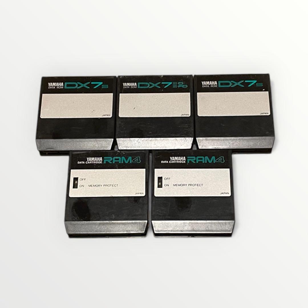 YAMAHA DX7 DATA ROM CARTRIDGE RAM4 5点まとめ
