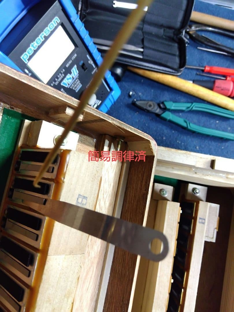 【動作品大幅なメンテ完了品】 トンボ アコーディオン No.28 赤（即演奏可）