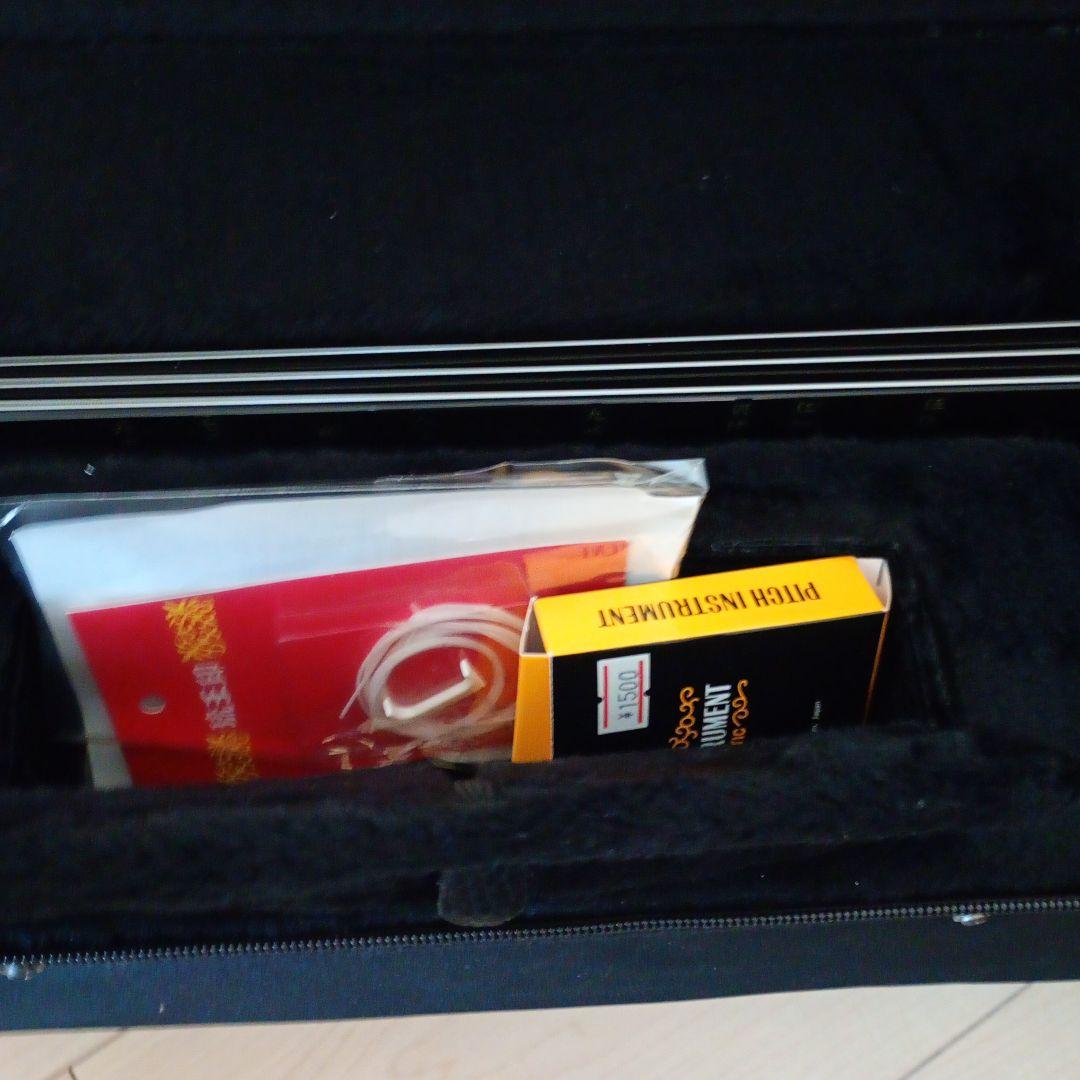 沖縄三線 ヘビ皮模様 本体とケース付き