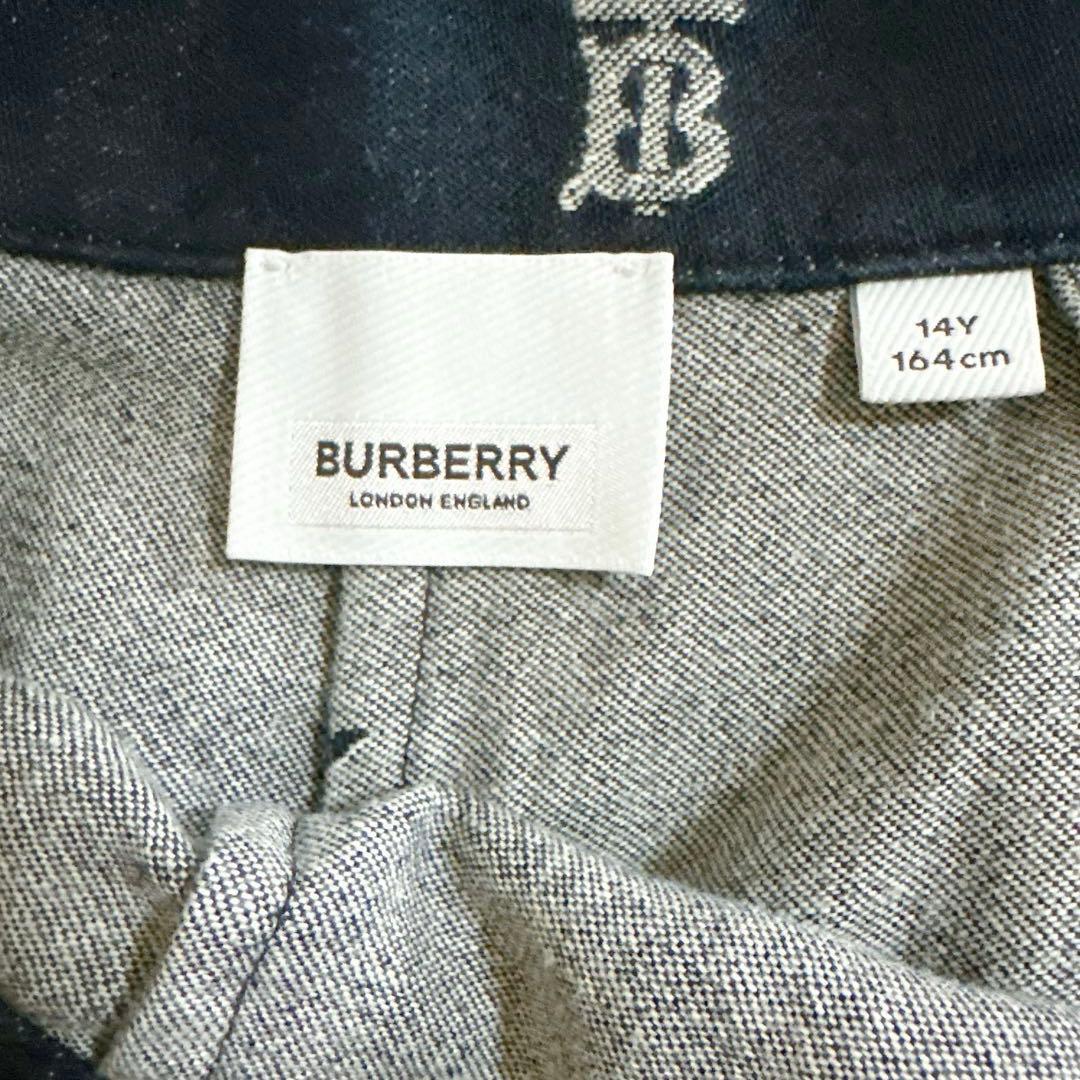 現行タグ　Burberry キュロット パンツ ワイド デニム TBロゴ