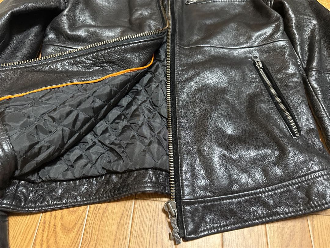 ヌーディージーンズ nudie jeans シングルライダースレザージャケット