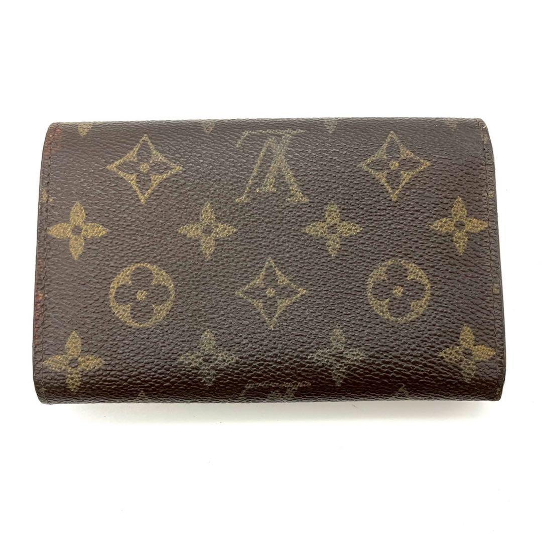 ami正規品 ルイヴィトン トレゾール 二つ折り財布 モノグラム