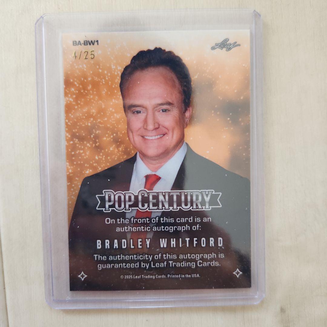 Bradley Whitford サイン入りトレーディングカード 4/25