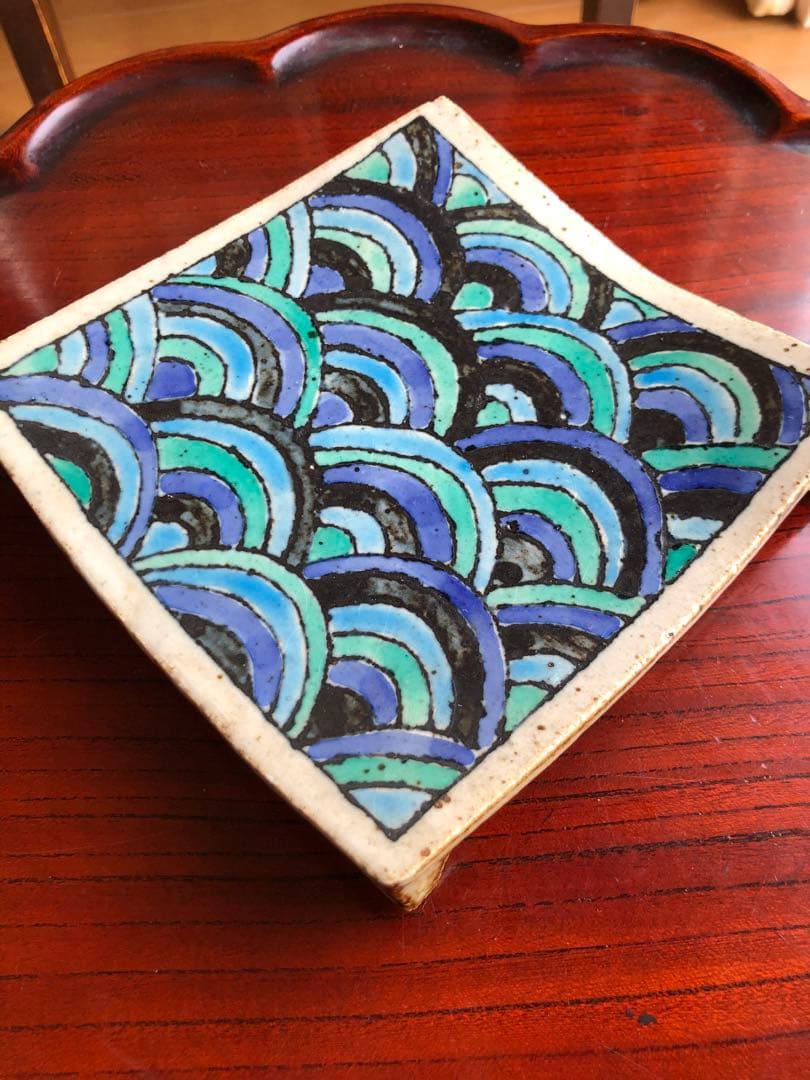希少　陶板皿　一点物