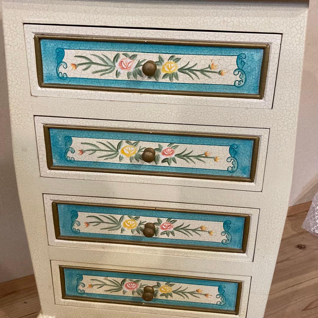 ロココ調 キャビネット 猫足 家具 収納 タンス インテリア アンティーク