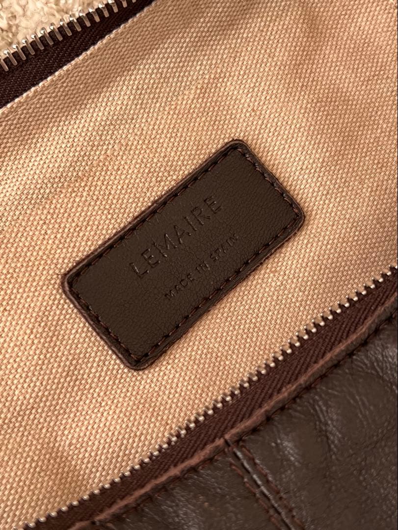 [美品]LEMAIRE ショルダーバッグ ミディアム　ダークチョコレート