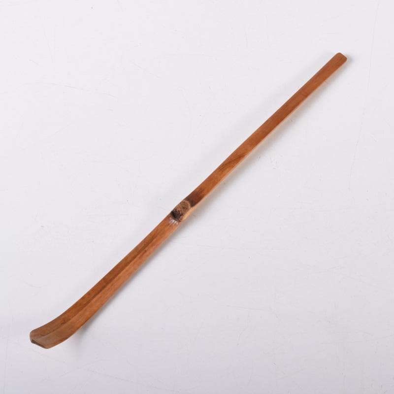 茶道具　瑞鳳主　茶杓　景州老師下削　銘「信夫の春」　書付　共筒共箱　V　7371