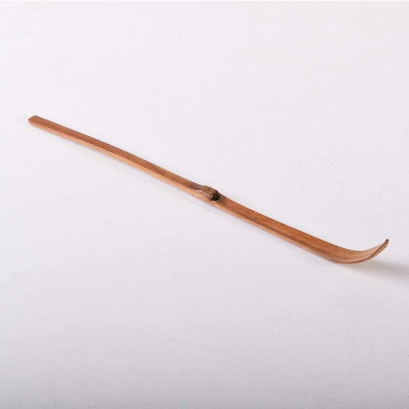 茶道具　瑞鳳主　茶杓　景州老師下削　銘「信夫の春」　書付　共筒共箱　V　7371