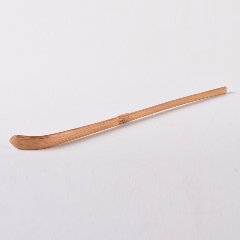 茶道具　瑞鳳主　茶杓　景州老師下削　銘「信夫の春」　書付　共筒共箱　V　7371