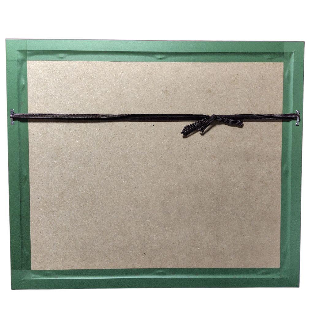 日本画額装 田家雪 横山大観 勅題画特選 まほろばの大和 絹本墨画 絵画