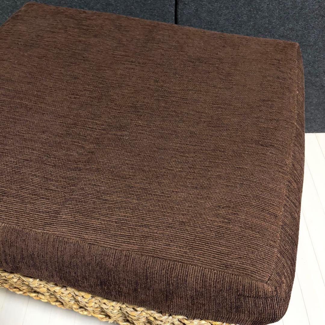 アバカ　オットマン　北欧　リゾート風　アジアン　スツール　ウォーターヒヤシンス