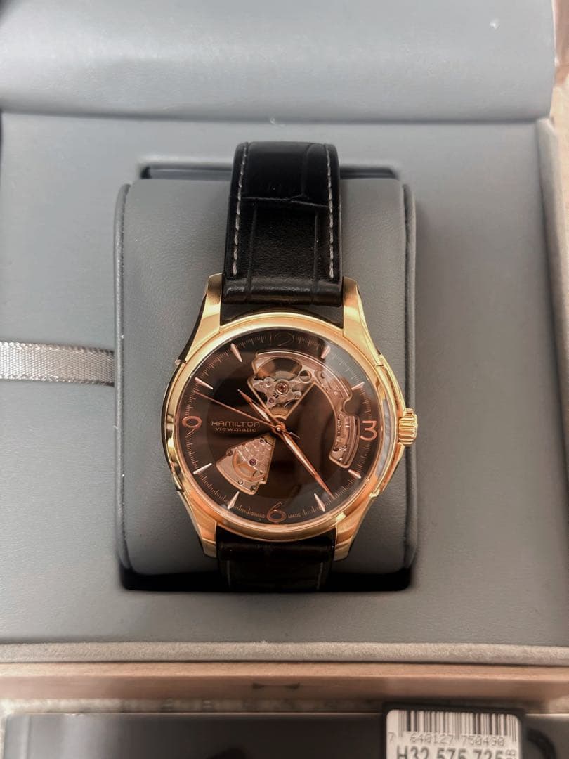Hamilton 自動巻き 腕時計 ゴールド/ブラック