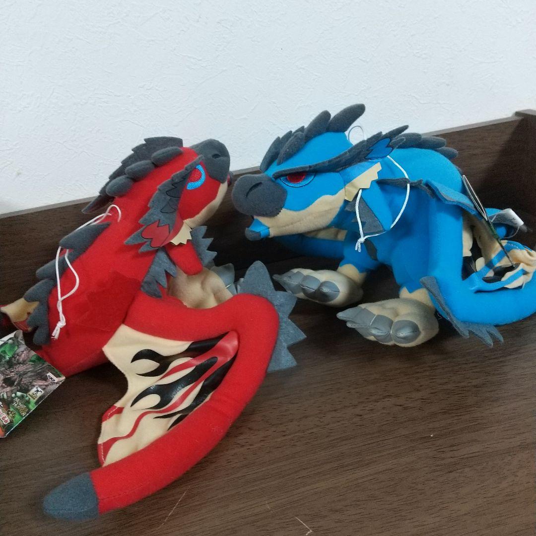 タグ付き　モンスターハンター スーパーDXモンスターぬいぐるみ リオレウス