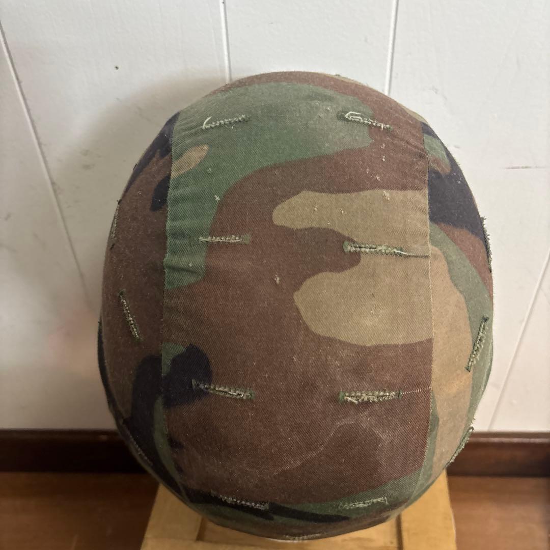 米軍　実物 PASGTフリッツヘルメット　ウッドランド　MEDIUM 送料無料