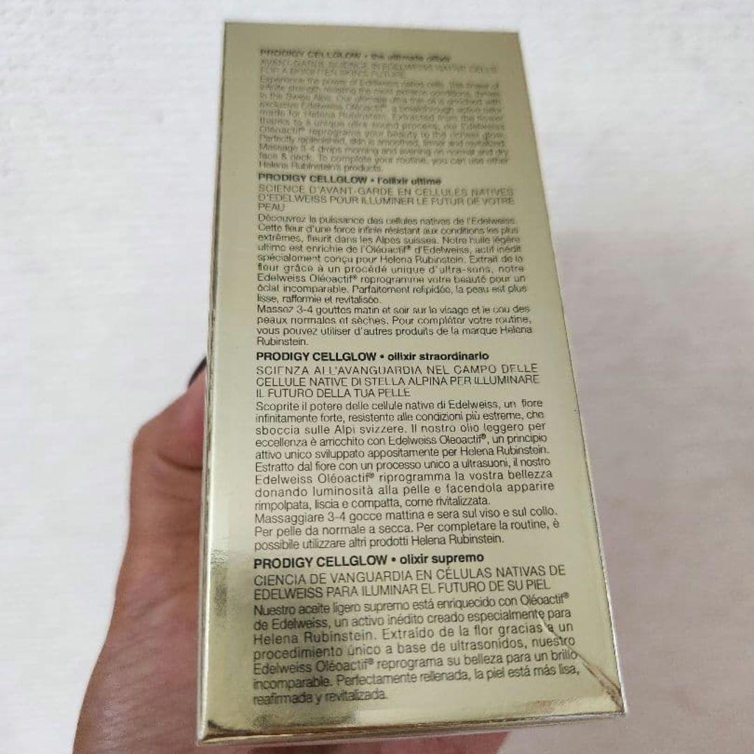 ヘレナルビンスタイン プロディジー CELグロウ オイリクシー l 美容液