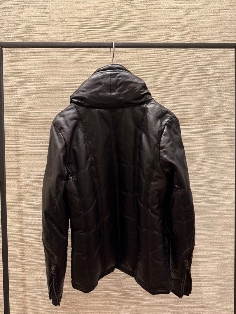 ジャケット・アウター 00s civarize leather puffer jacket y2k