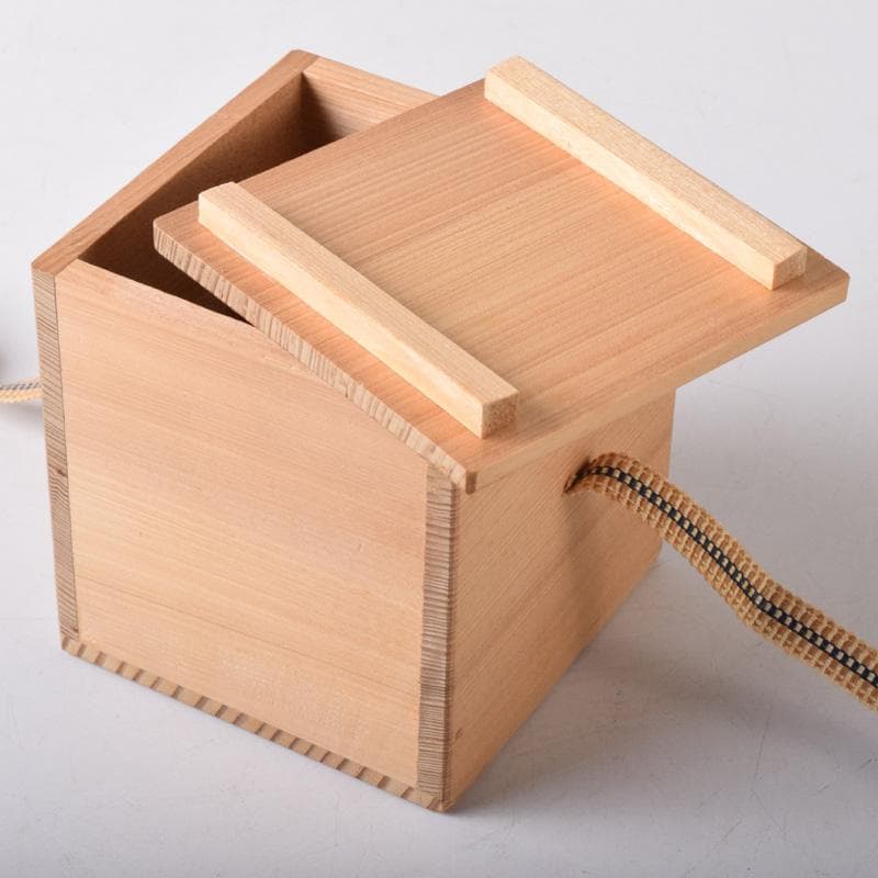 茶道具　陶楽造　染付　花文　棗　共箱　V　7841