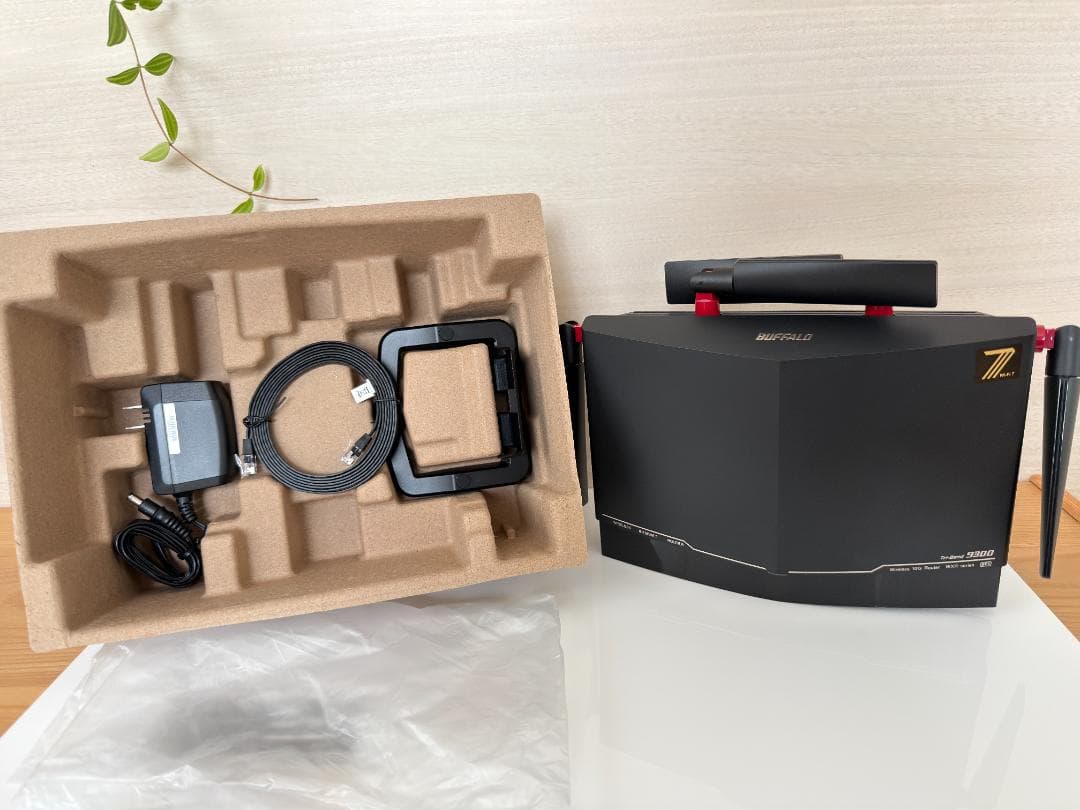 【ほぼ未使用】BUFFALO Wi-Fi7対応ルーター WXR9300BE6P