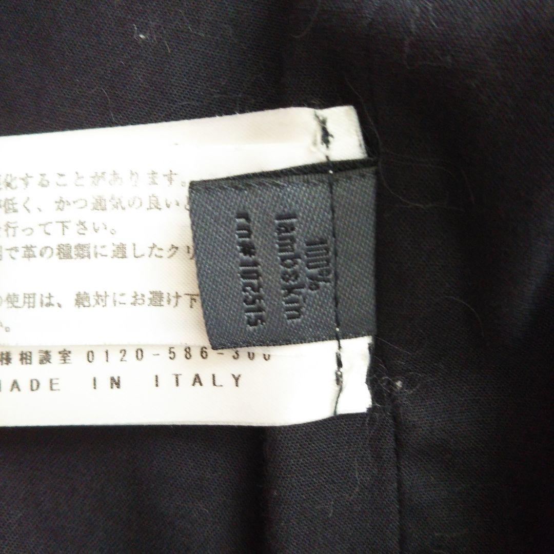 john varvatos レザージャケット　黒　ブルゾン　50