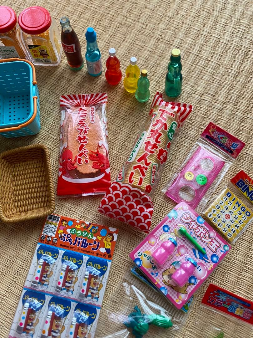 ⑨ ぷちサンプル　ぷち駄菓子屋さん　リーメント　ミニチュア