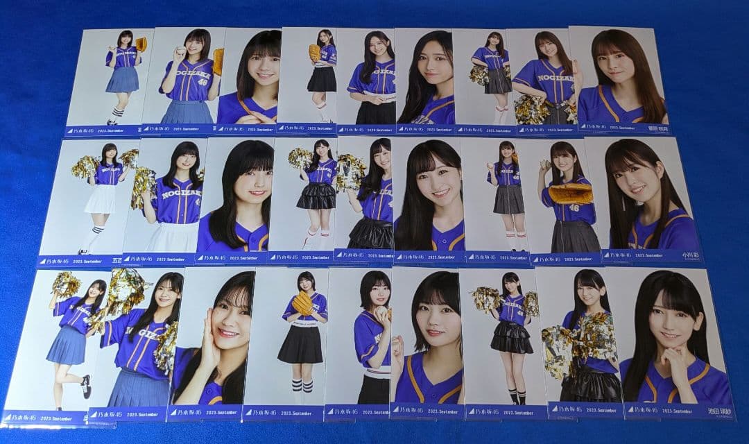 乃木坂46 ベースボールシャツ2023　生写真　３３コンプ　９９枚　フルコンプ