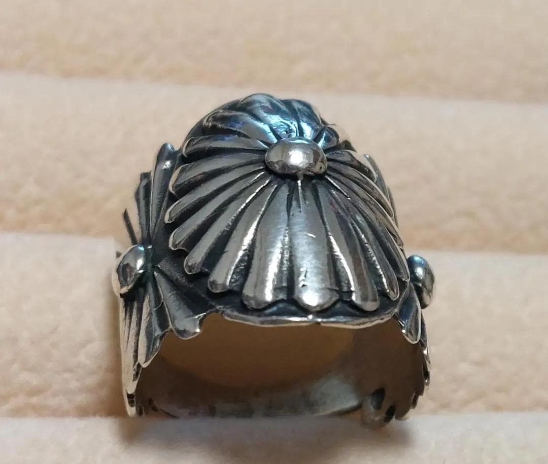 インディアンジュエリー スタンプワーク ラウンドリング 9-10号