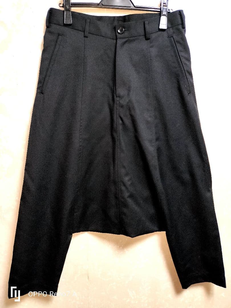 BLACKCOMMEdesGARCONS サルエルパンツ　黒　XS