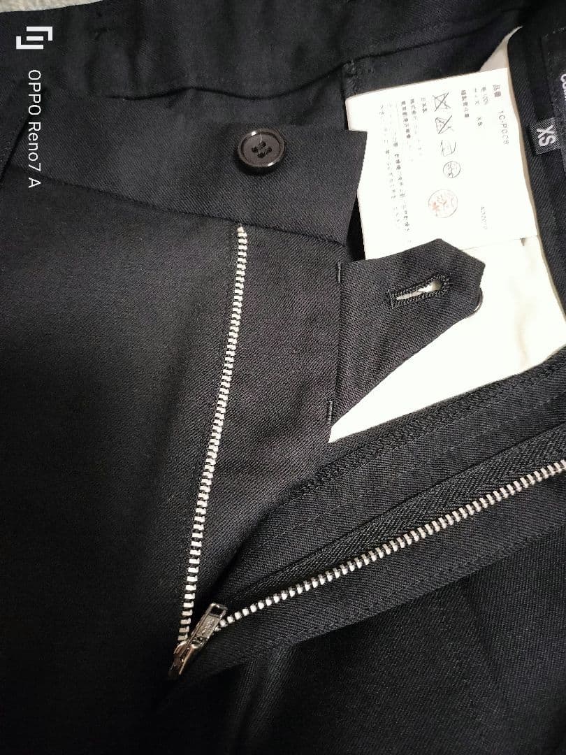 BLACKCOMMEdesGARCONS サルエルパンツ　黒　XS