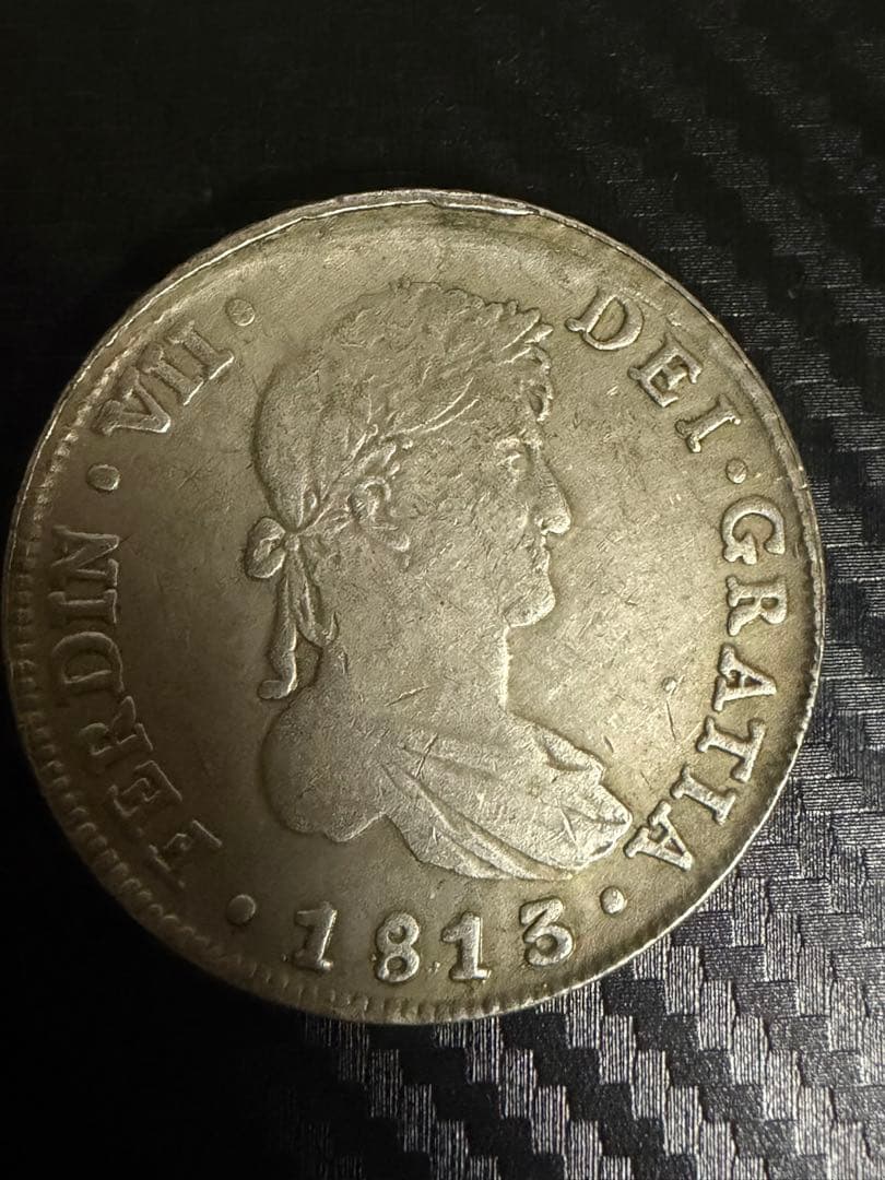スペイン　銀貨　1813年