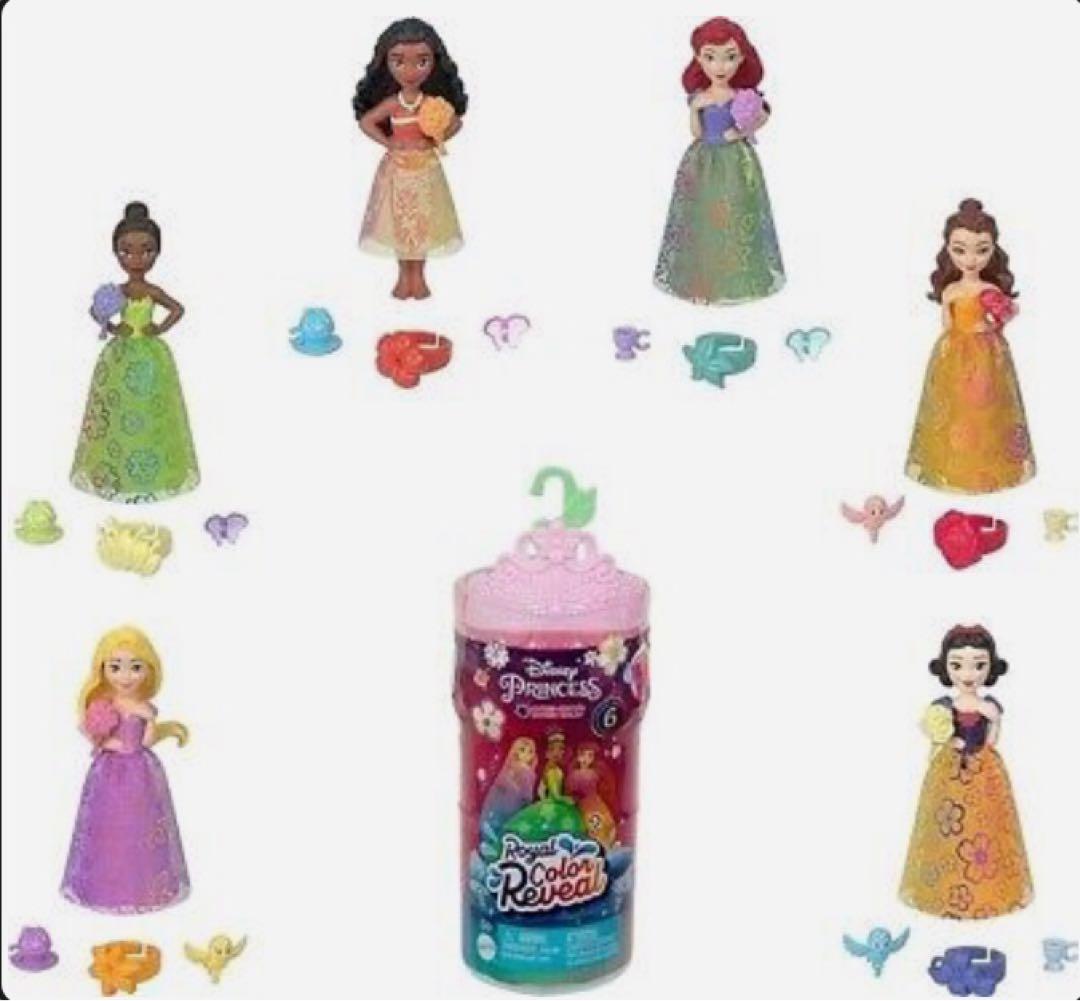 サプライズコレクション3/カラーリビール/ディズニープリンセス/フィギュア×6個